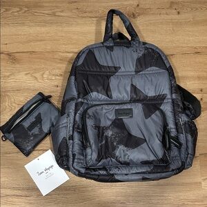 Gray Camouflage Backpack by